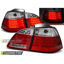 LED TAIL LIGHTS RED WHITE fits BMW E61 04-03.07, Bmw