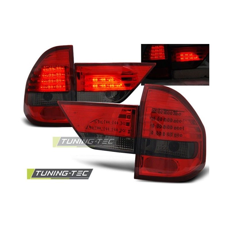 LED TAIL LIGHTS RED SMOKE fits BMW X3 E83 01.04-06, Bmw LED TAIL LIGHTS RED SMOKE fits BMW X3 E83 01.04-06, Bmw
