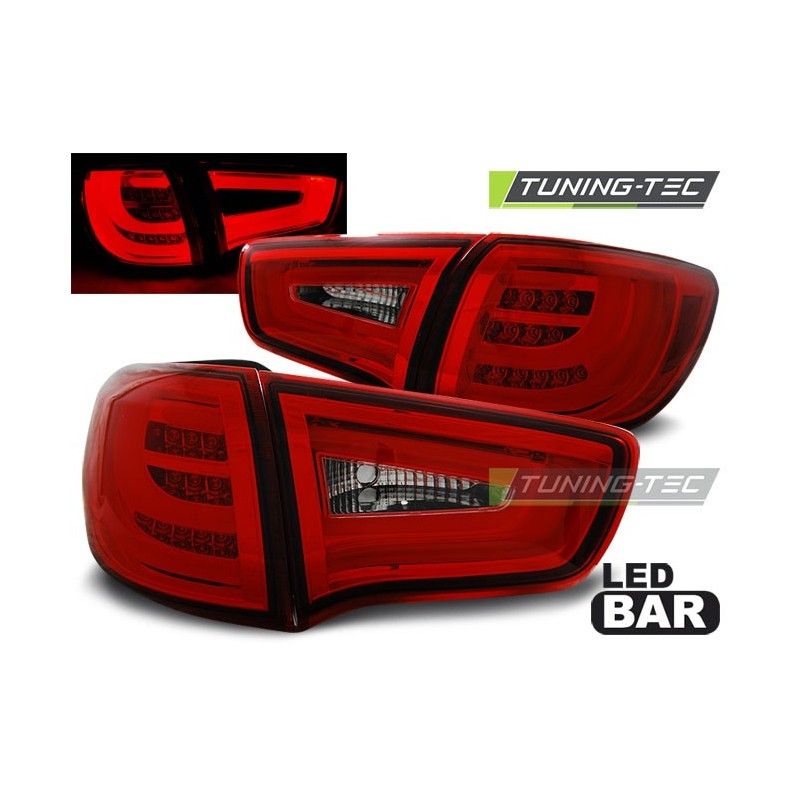 KIA SPORTAGE III 10-04.14 RED WHITE LED BAR, Kia KIA SPORTAGE III 10-04.14 RED WHITE LED BAR, Kia