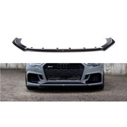 LAME AVANT MAXTON / Splitter V.2 Audi RS3 8V FL Sedan Noir Brillant