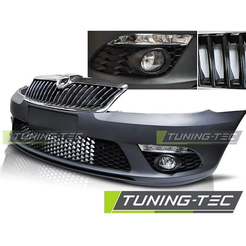 FRONT BUMPER SPORT fits SKODA OCTAVIA II FACELIFT 09-13, Skoda FRONT BUMPER SPORT fits SKODA OCTAVIA II FACELIFT 09-13, Skoda