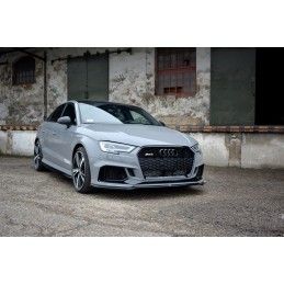 LAME AVANT MAXTON / Splitter V.2 Audi RS3 8V FL Sedan Noir Brillant