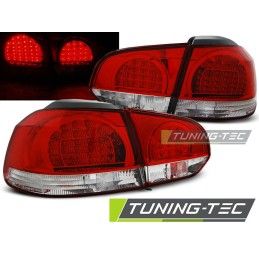 LED TAIL LIGHTS RED WHITE fits VW GOLF 6 10.08-12, golf 6