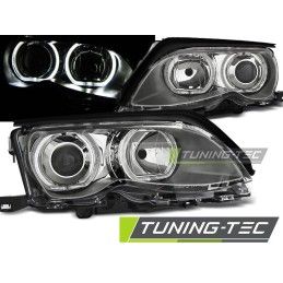 HEADLIGHTS ANGEL EYES LED CHROME fits BMW E46 09.01-03.05, Bmw