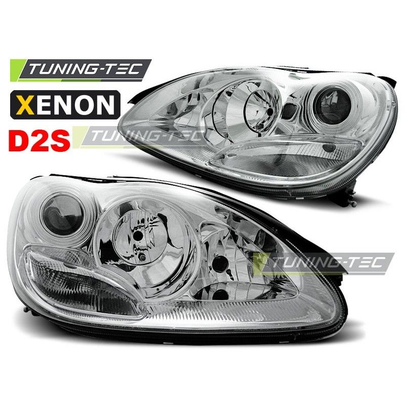 XENON HEADLIGHTS CHROME fits MERCEDES W220 S-KLASA 10.02-05.05, Classe S W220 XENON HEADLIGHTS CHROME fits MERCEDES W220 S-KLASA 10.02-05.05, Classe S W220