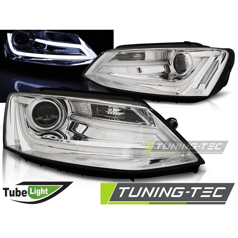 HEADLIGHTS TUBE LIGHT CHROME fits VW JETTA VI 1.11-18, Volkswagen HEADLIGHTS TUBE LIGHT CHROME fits VW JETTA VI 1.11-18, Volkswagen