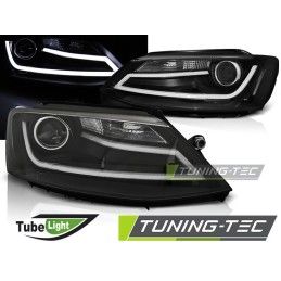 HEADLIGHTS TUBE LIGHT BLACK fits VW JETTA VI 1.11-18, Volkswagen