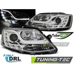 HEADLIGHTS TUBE LIGHT DRL CHROME fits VW JETTA VI 1.11-18, Volkswagen