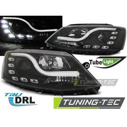 HEADLIGHTS TUBE LIGHT DRL BLACK fits VW JETTA VI 1.11-18, Volkswagen