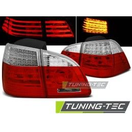 LED TAIL LIGHTS RED WHITE fits BMW E61 04-03.07 TOURING, Bmw