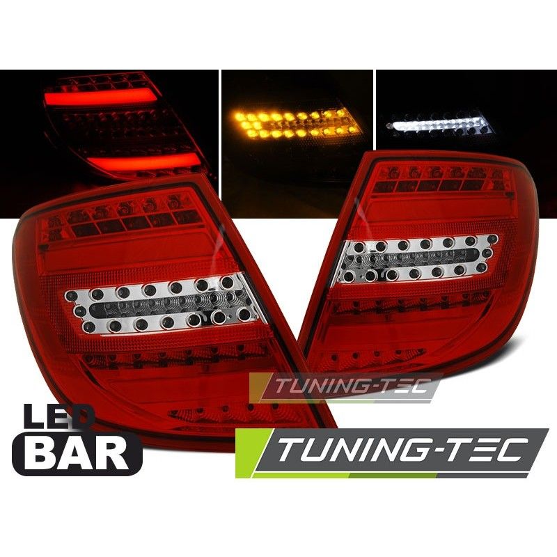 LED BAR TAIL LIGHTS RED WHIE fits MERCEDES C-KLASA W204 KOMBI 07-10, Classe C W204 LED BAR TAIL LIGHTS RED WHIE fits MERCEDES C-KLASA W204 KOMBI 07-10, Classe C W204