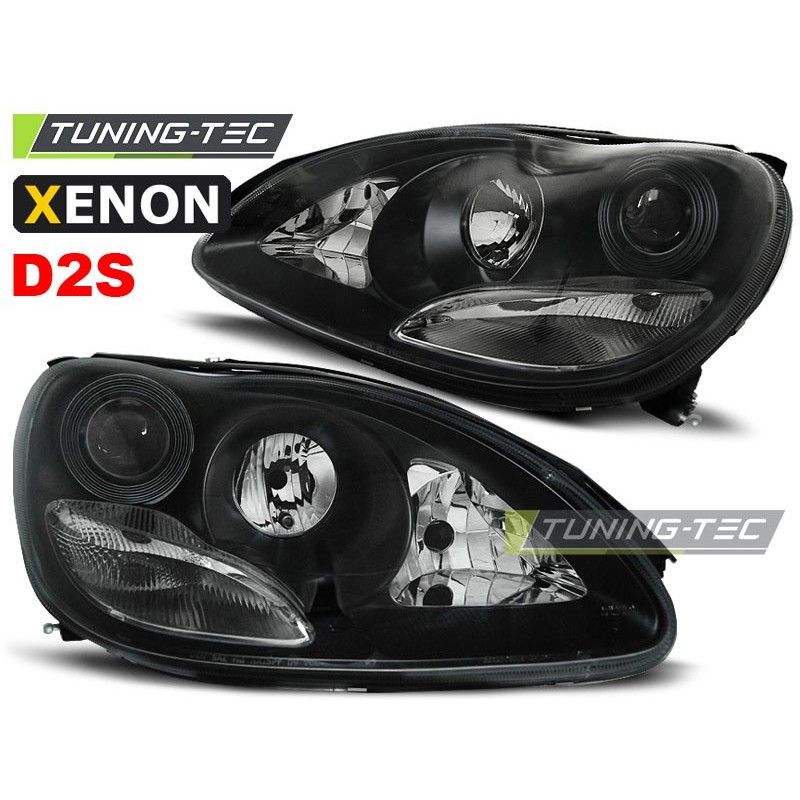 XENON HEADLIGHTS BLACK fits MERCEDES W220 S-KLASA 10.02-05.05, Classe S W220 XENON HEADLIGHTS BLACK fits MERCEDES W220 S-KLASA 10.02-05.05, Classe S W220