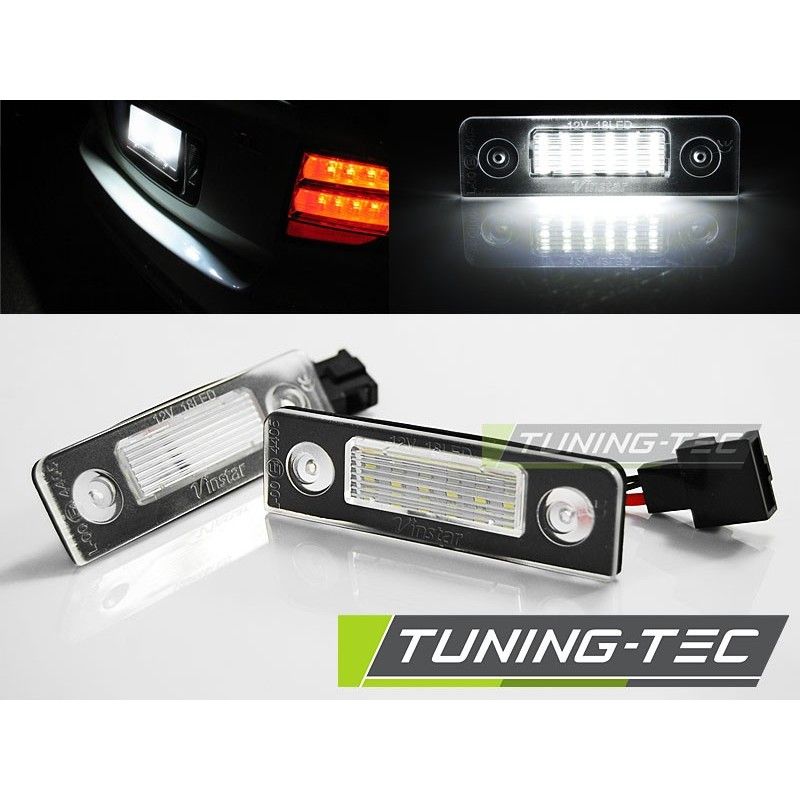 LICENSE LED LIGHTS fits SKODA OCTAVIA 09- / ROOMSTER 06-10 with CANBUS, Fabia II 07-15