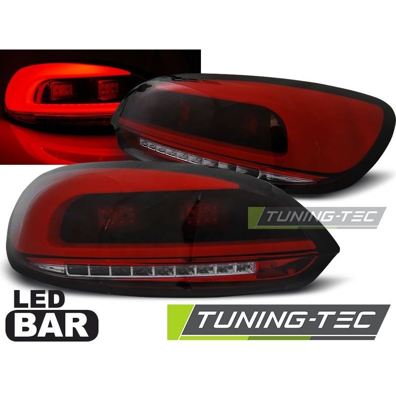 LED BAR TAIL LIGHTS RED SMOKE fits LDVWC2 VW SCIROCCO III 08-04.14, Scirocco LED BAR TAIL LIGHTS RED SMOKE fits LDVWC2 VW SCIROCCO III 08-04.14, Scirocco