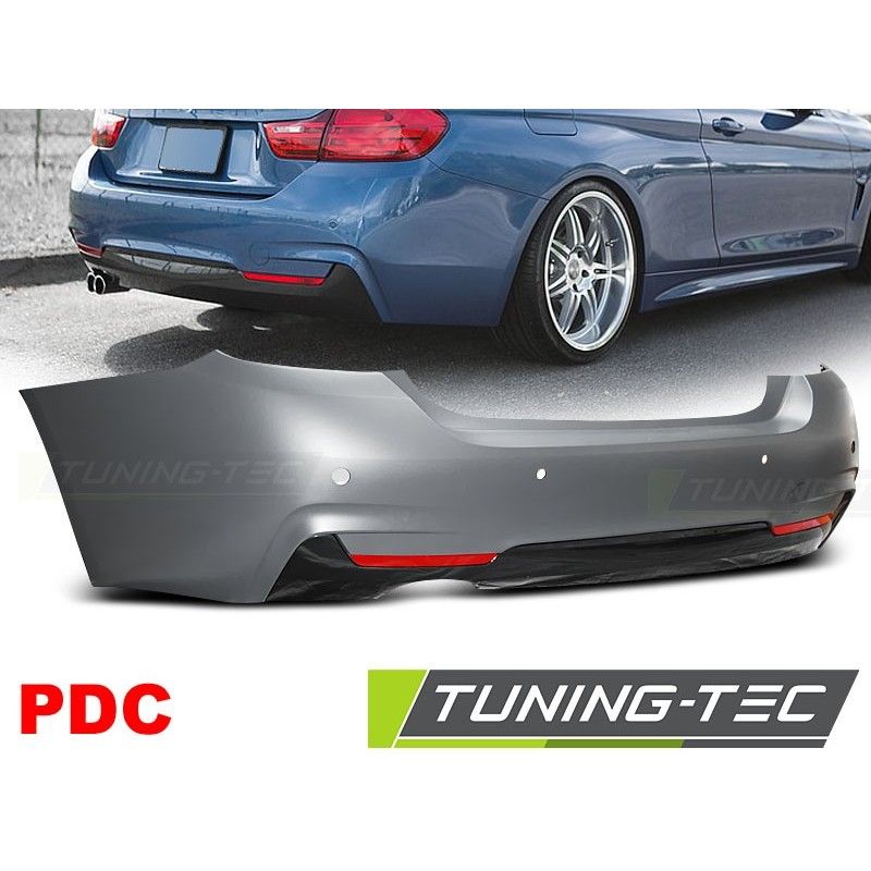 REAR BUMPER SPORT PDC fits BMW F32/F33 10.13-, Serie 4 F32/ M4 REAR BUMPER SPORT PDC fits BMW F32/F33 10.13-, Serie 4 F32/ M4