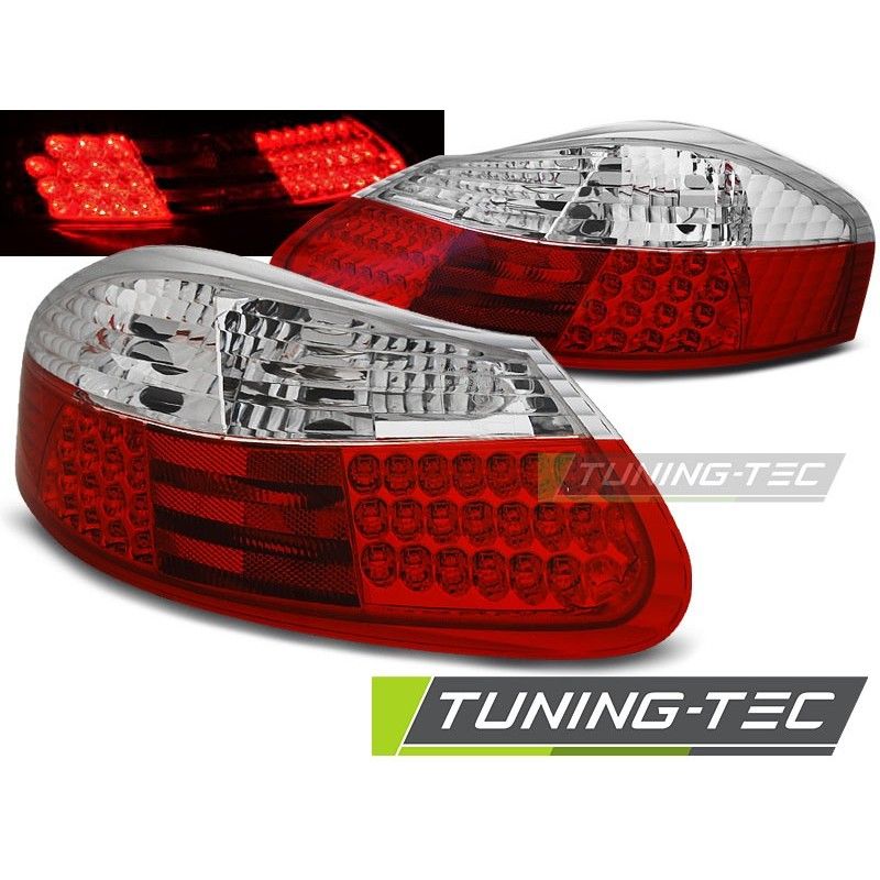 LED TAIL LIGHTS RED WHITE fits PORSCHE BOXSTER 96-04, Boxster LED TAIL LIGHTS RED WHITE fits PORSCHE BOXSTER 96-04, Boxster