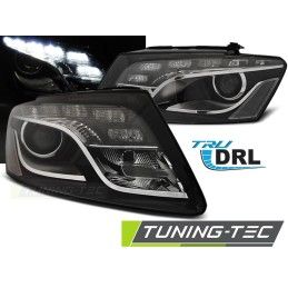 HEADLIGHTS TRUE DRL BLACK fits AUDI Q5 11.08 - 09.12, Q5