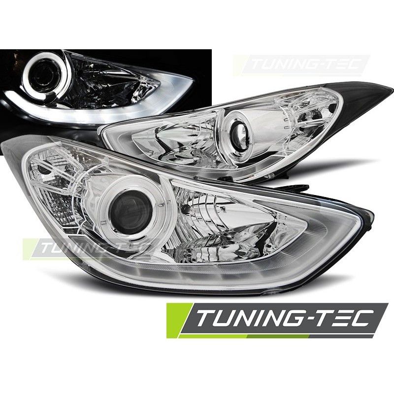 HYUNDAI ELANTRA 11.10-15 CHROME DAYLIGHT LED, Hyundai HYUNDAI ELANTRA 11.10-15 CHROME DAYLIGHT LED, Hyundai