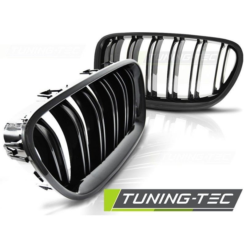 GRILLE GLOSSY BLACK SPORT LOOK fits BMW F10 / F11 10-16, Serie 5 F10/ F11 GRILLE GLOSSY BLACK SPORT LOOK fits BMW F10 / F11 10-16, Serie 5 F10/ F11