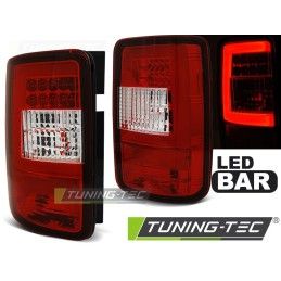 LED BAR TAIL LIGHTS RED WHIE fits VW CADDY 03-03.14, Volkswagen