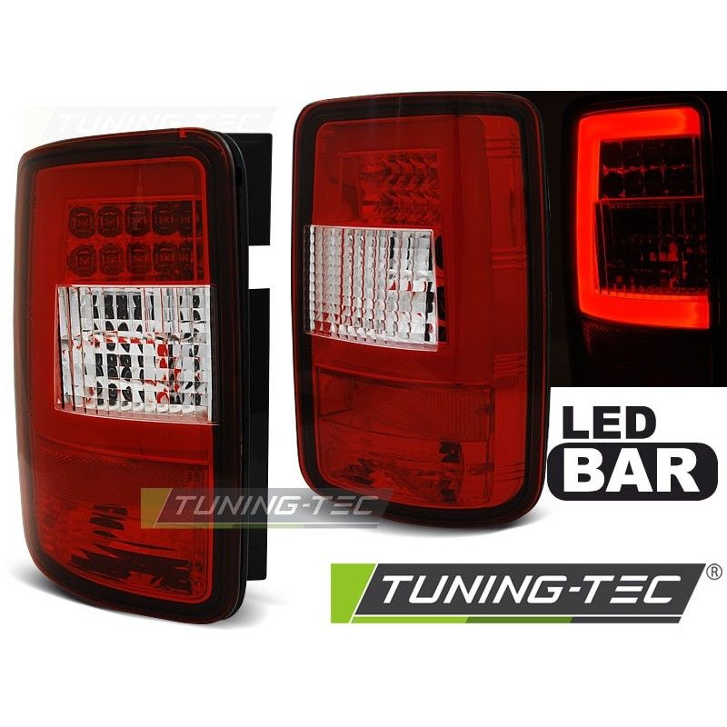 LED BAR TAIL LIGHTS RED WHIE fits VW CADDY 03-03.14, Volkswagen LED BAR TAIL LIGHTS RED WHIE fits VW CADDY 03-03.14, Volkswagen