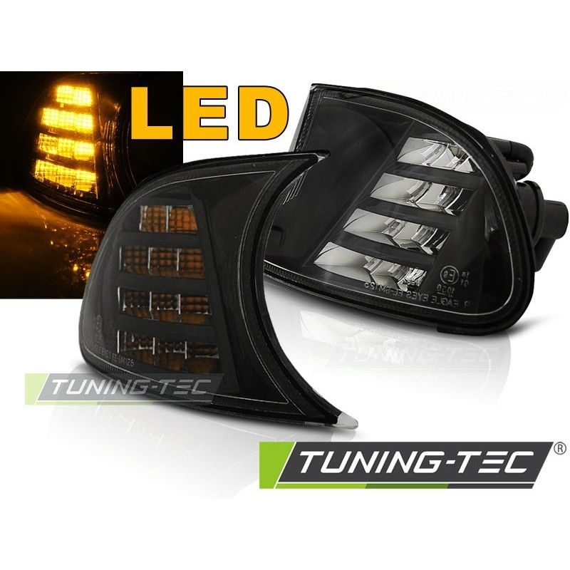 FRONT DIRECTION BLACK LED fits BMW E46 04.99-08.01 C/C, Serie 3 E46 Coupé/Cab FRONT DIRECTION BLACK LED fits BMW E46 04.99-08.01 C/C, Serie 3 E46 Coupé/Cab