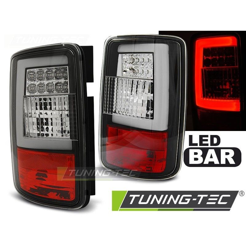 LED BAR TAIL LIGHTS BLACK fits VW CADDY 03-03.14, Volkswagen LED BAR TAIL LIGHTS BLACK fits VW CADDY 03-03.14, Volkswagen
