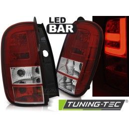 DACIA DUSTER 04.10- LED BAR RED WHITE, Dacia