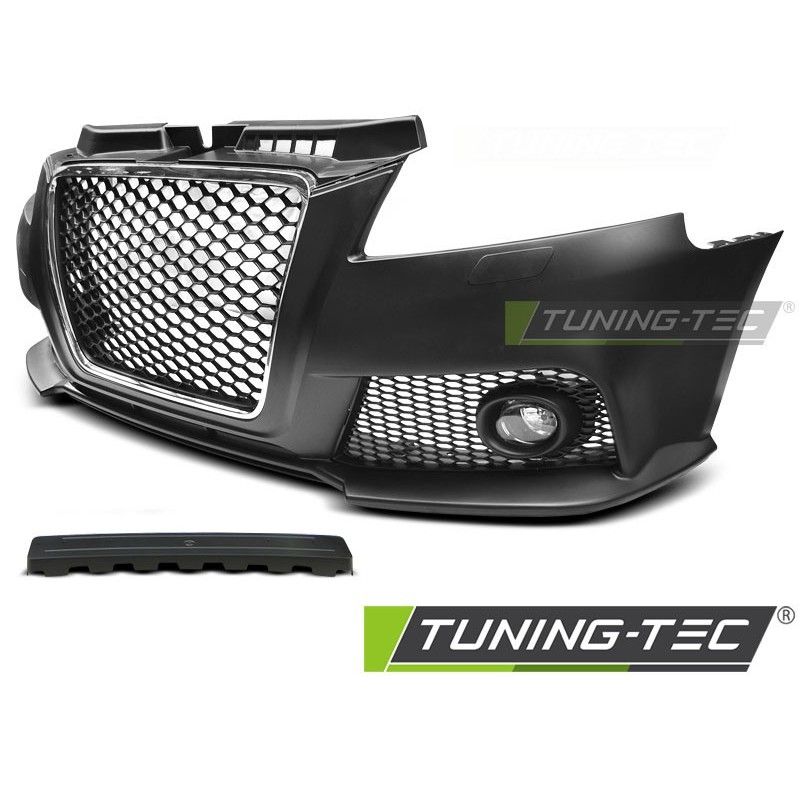 FRONT BUMPER SPORT CHROME BLACK fits AUDI A3 08-12, A3/ S3/ RS3 8P FRONT BUMPER SPORT CHROME BLACK fits AUDI A3 08-12, A3/ S3/ RS3 8P