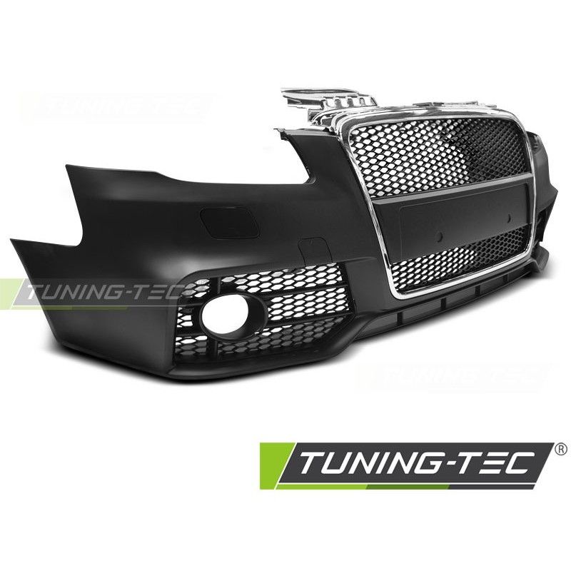 FRONT BUMPER SPORT CHROME BLACK fits AUDI A4 04-08, Audi A4