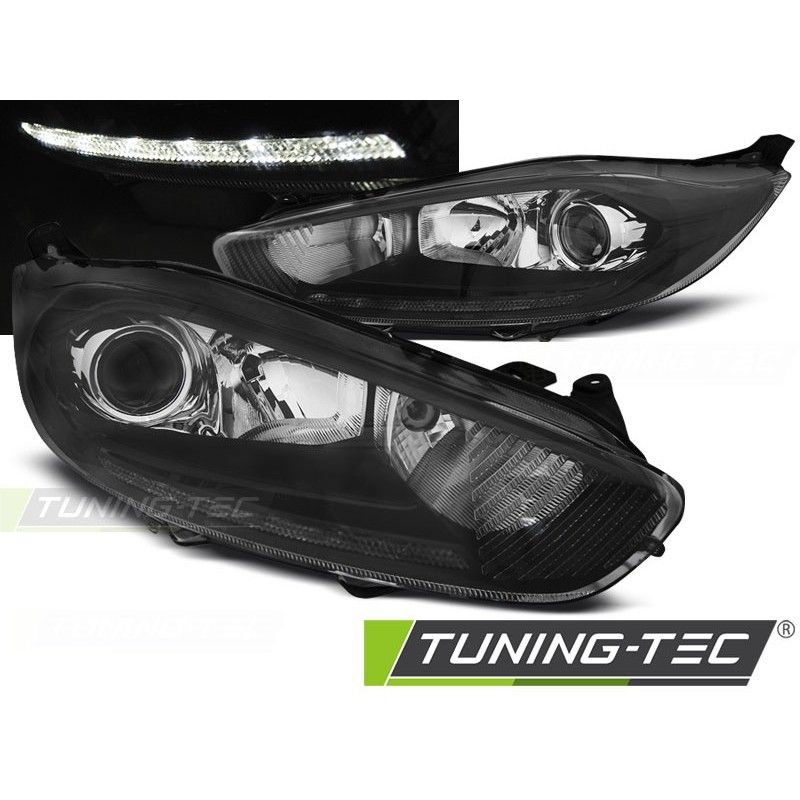 FORD FIESTA MK7 13-16 LED DRL BLACK, Ford FORD FIESTA MK7 13-16 LED DRL BLACK, Ford