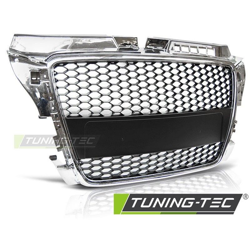 GRILLE SPORT CHROME fits AUDI A3 (8P) SPORT 04.08-07.12, A3/ S3/ RS3 8P GRILLE SPORT CHROME fits AUDI A3 (8P) SPORT 04.08-07.12, A3/ S3/ RS3 8P