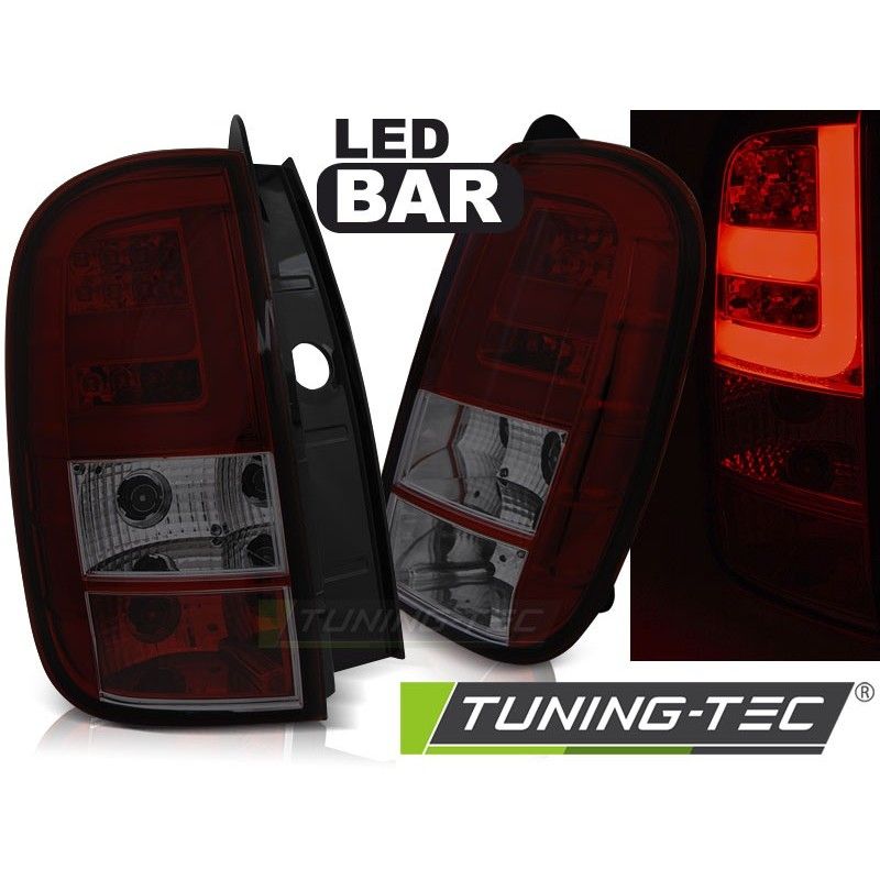 DACIA DUSTER 04.10- LED BAR RED SMOKE, Dacia DACIA DUSTER 04.10- LED BAR RED SMOKE, Dacia