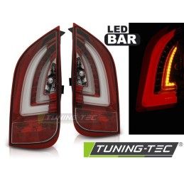 LED BAR TAIL LIGHTS RED WHIE fits VW UP! 3.11- / SKODA CITIGO 12.11-, UP