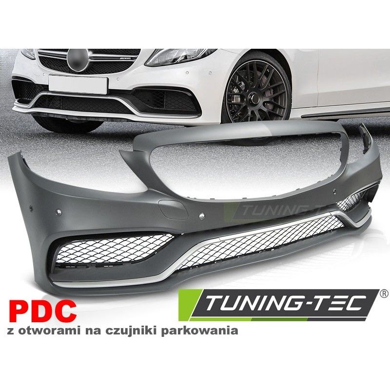 FRONT BUMPER SPORT PDC fits MERCEDES W205 14-18, W205 FRONT BUMPER SPORT PDC fits MERCEDES W205 14-18, W205