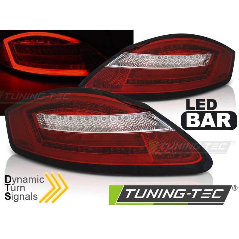 LED TAIL LIGHTS RED WHITE SEQ fits PORSCHE BOXSTER 987 / CAYMAN 05-08, Boxster LED TAIL LIGHTS RED WHITE SEQ fits PORSCHE BOXSTER 987 / CAYMAN 05-08, Boxster