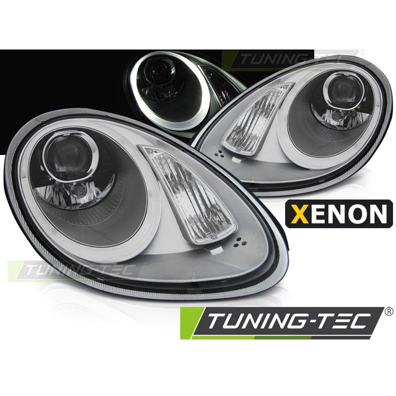 XENON HEADLIGHTS SILVER fits PORSCHE BOXSTER / CAYMAN 987 05-08 , Boxster XENON HEADLIGHTS SILVER fits PORSCHE BOXSTER / CAYMAN 987 05-08 , Boxster