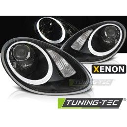 XENON HEADLIGHTS BLACK fits PORSCHE BOXSTER / CAYMAN 987 05-08, Boxster