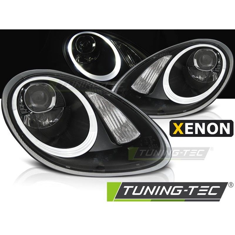 XENON HEADLIGHTS BLACK fits PORSCHE BOXSTER / CAYMAN 987 05-08, Boxster XENON HEADLIGHTS BLACK fits PORSCHE BOXSTER / CAYMAN 987 05-08, Boxster