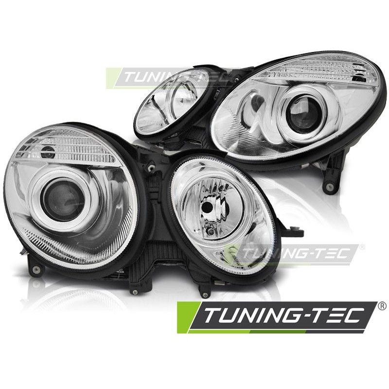 HEADLIGHTS CHROME fits MERCEDES W211 E-KLASA 05.06-09, Classe E W211 HEADLIGHTS CHROME fits MERCEDES W211 E-KLASA 05.06-09, Classe E W211