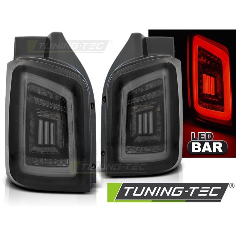LED BAR TAIL LIGHTS SMOKE BLACK WHITE fits VW T5 04.03-09 / 10-15, T5