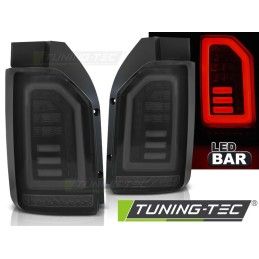 LED BAR TAIL LIGHTS SMOKE BLACK WHITE fits VW T6 15-19, T6