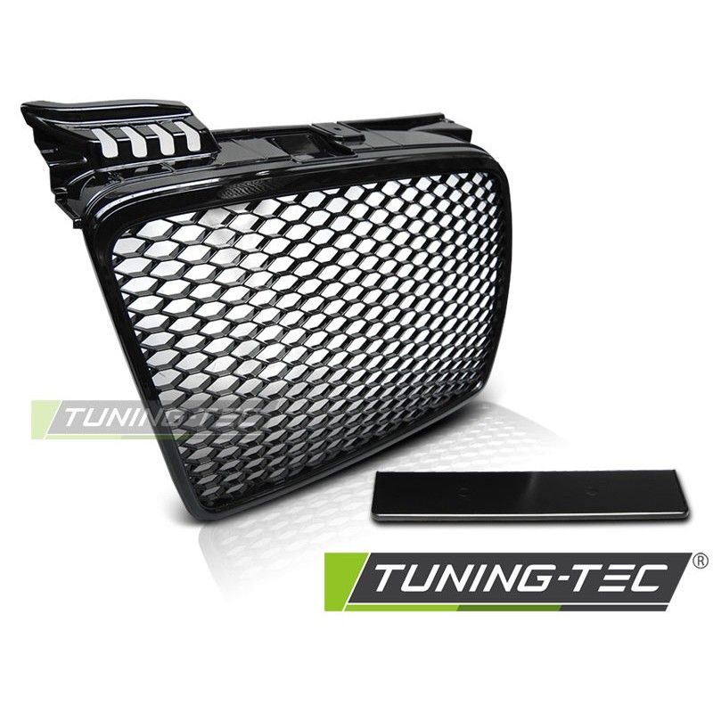 GRILLE SPORT GLOSSY BLACK fits GRILL AUDI A4 (B7) 11.04-03.08, A4/S4 B7