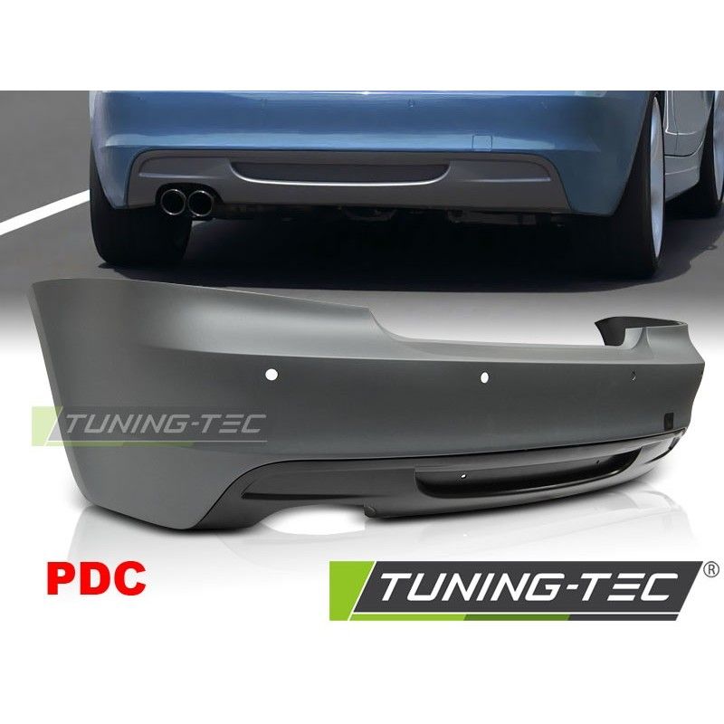 REAR BUMPER SPORT PDC fits BMW E82 / E88 07-13, Serie 1 E81/ E82/ E87/ E88 REAR BUMPER SPORT PDC fits BMW E82 / E88 07-13, Serie 1 E81/ E82/ E87/ E88