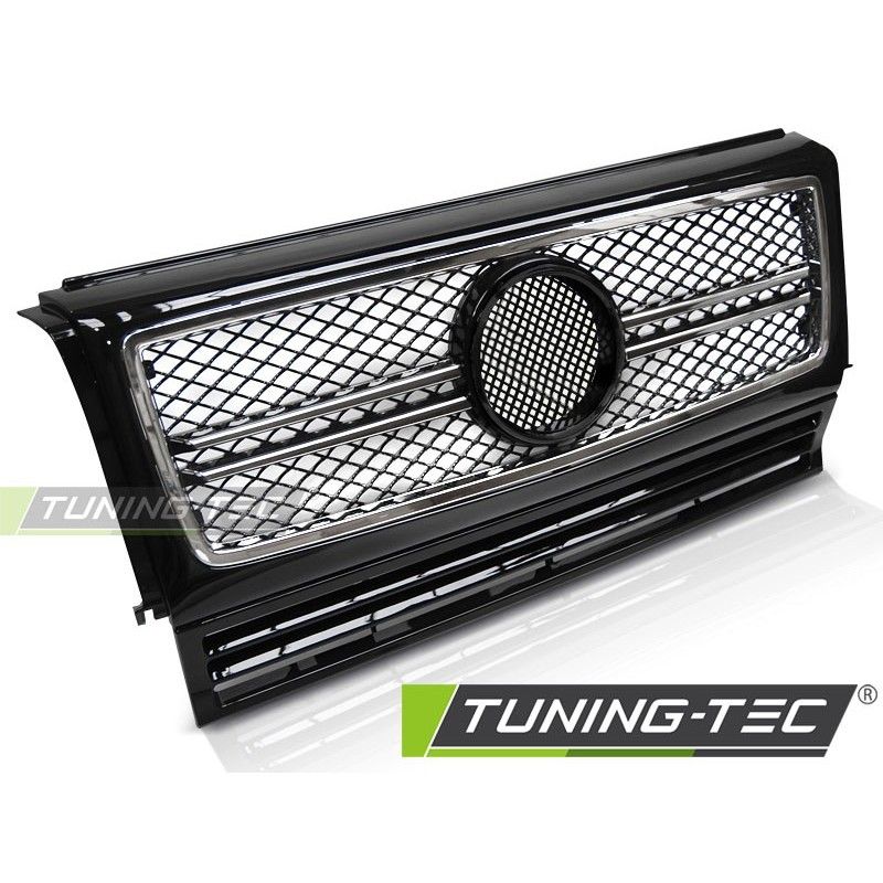 GRILLE SPORT BLACK CHROME fits MERCEDES W463 90-12, Classe G W463