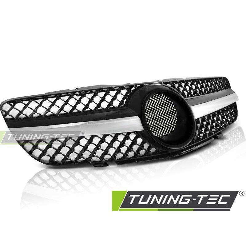 GRILLE SPORT BLACK CHROME fits MERCEDES SL R230 01-06, SL R230