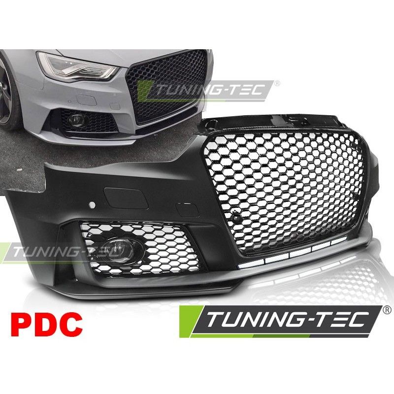 FRONT BUMPER SPORT GLOSSY BLACK PDC fits AUDI A3 12-16, A3/S3/RS3 8V FRONT BUMPER SPORT GLOSSY BLACK PDC fits AUDI A3 12-16, A3/S3/RS3 8V