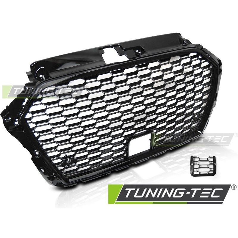 GRILLE SPORT GLOSSY BLACK fits AUDI A3 (8V) 17-, Audi GRILLE SPORT GLOSSY BLACK fits AUDI A3 (8V) 17-, Audi