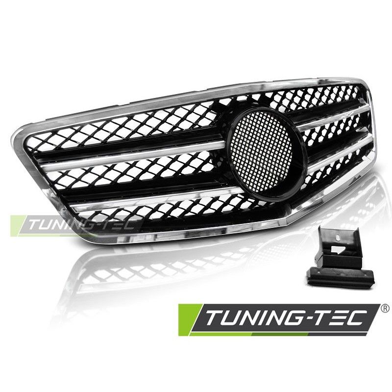 GRILLE SPORT BLACK CHROME fits MERCEDES W212 09-13, W212 GRILLE SPORT BLACK CHROME fits MERCEDES W212 09-13, W212