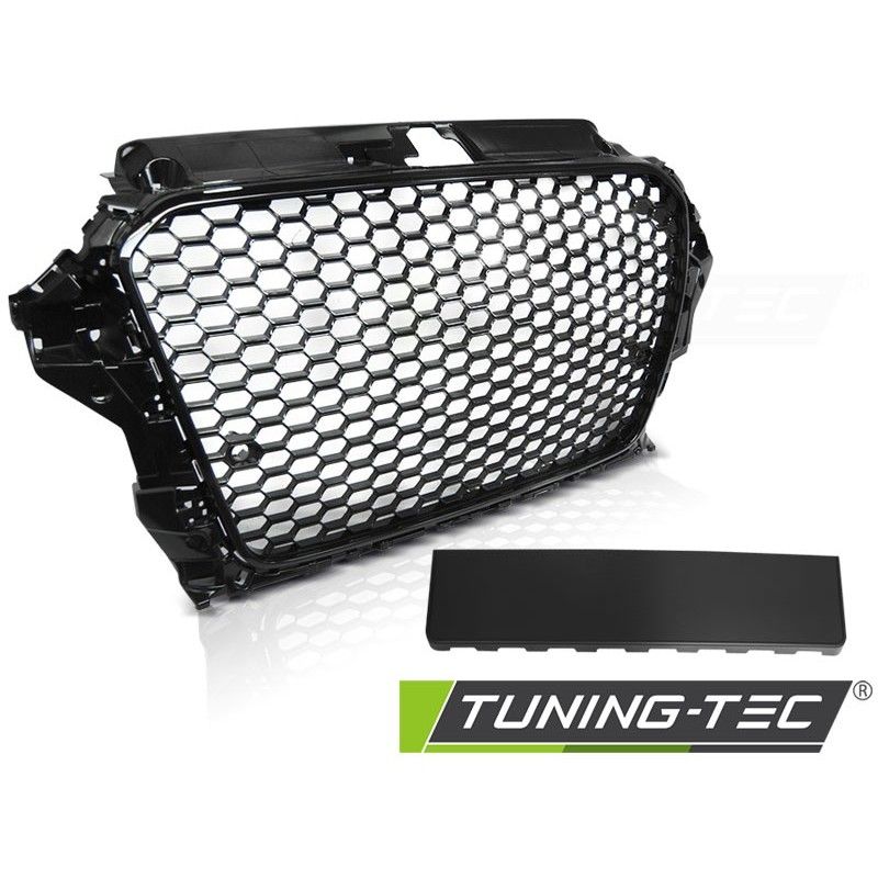 GRILLE SPORT GLOSSY BLACK fits AUDI A3 (8V) 12-16, Audi GRILLE SPORT GLOSSY BLACK fits AUDI A3 (8V) 12-16, Audi